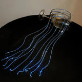 Rhinestone Headband with Tassel, Hair Accessories for Women