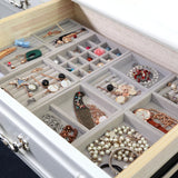 High Velvet Jewelry Drawer Smart Storage Tray