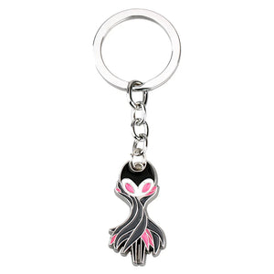 Hollow Knight Keychain Octopus Pendant Key Rings Holder Figure Chaveiro llaveros