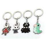 Hollow Knight Keychain Octopus Pendant Key Rings Holder Figure Chaveiro llaveros