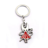 Hollow Knight Keychain Octopus Pendant Key Rings Holder Figure Chaveiro llaveros