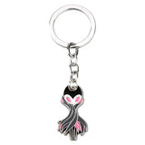 Hollow Knight Keychain Octopus Pendant Key Rings Holder Figure Chaveiro llaveros
