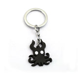 Hollow Knight Keychain Octopus Pendant Key Rings Holder Figure Chaveiro llaveros