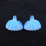 Opalite Gemstone Carved Earring Beads for Jewelry Making