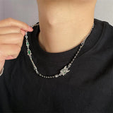 Genshin Impact Stainless Steel Necklace Hip Hop Pendant Jewelry Gift