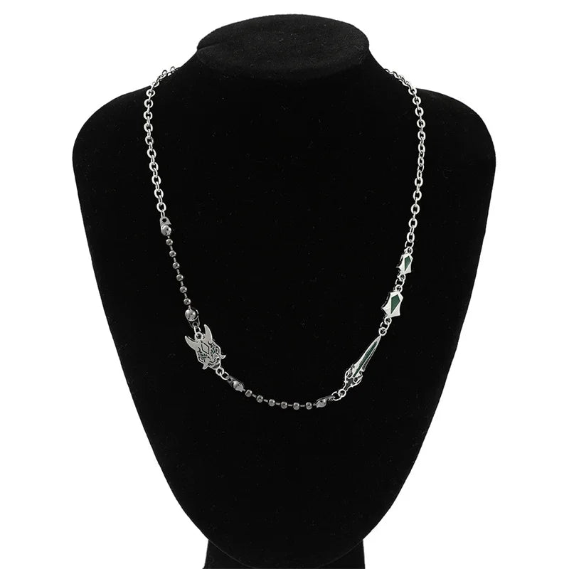 Genshin Impact Stainless Steel Necklace Hip Hop Pendant Jewelry Gift
