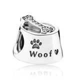 S925 Pig Bead Clear CZ Charm for Bracelet