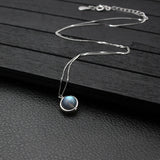 S925 Labradorite Pendant Necklace Crystal High Jewelry Natural Gem
