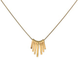Geometric Tassel Pendant Steel Chain Women's Necklace