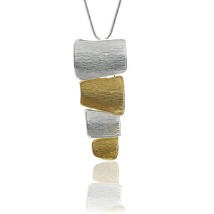 Geometry Long Necklaces Square Pendants Women Wedding Jewelry