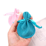 20pcs Pink Velvet Bag Jewelry Bracelet Packaging Wedding Pouch Customize