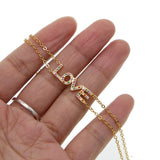 Colorful Letter Love Crystal Charm Bracelet for Women