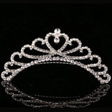 Girl Princess Crown Comb Inlaid Rhinestone Crown Hair Comb