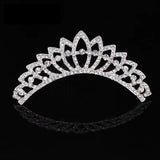 Girl Princess Crown Comb Inlaid Rhinestone Crown Hair Comb