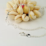 Girls 925 Silver Anklet Mickey Women's Solid Silver Footwear