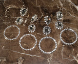 Crystal Water Drop Dangle Earrings Statement Jewelry