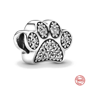 Fish Paw Shell Pendant Clip Charm for S925 Bracelet DIY Jewelry