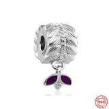 Fish Paw Shell Pendant Clip Charm for S925 Bracelet DIY Jewelry