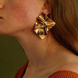 Geometric Clip Earrings for Women Party Jewelry Gift