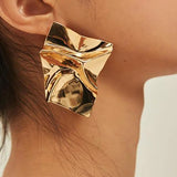 Geometric Clip Earrings for Women Party Jewelry Gift