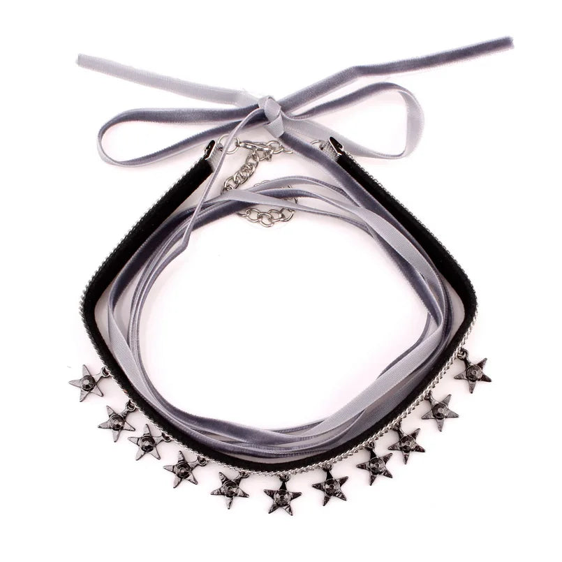 Star Metal Pendant Necklace for Women Florosy Jewelry