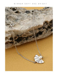 Pearl 925 Silver Folding Fan Bracelet 14k Plated for Women