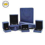 PU Leather Ring Box Satin Cloth Jewelry Box