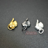 Hand Shape Thumb Charms for Bracelet Making Findings 20pc