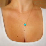 Silver Plated Small Heart Necklaces Women Jewelry Pendant Necklace