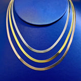 Snake Clavicle Chain 925 Silver Plating 18k Neck Chain Euro American
