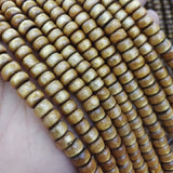Golden Coral Strands Abacus Shape DIY Jewelry 4X8MM 5X9MM