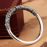 Golden Cudgel Men's Bracelet Monkey King Xiangyun Silver Bracelet
