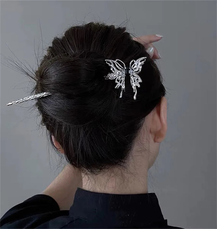 Gothic Snake Hair Stick Punk Style Hair Clip Women Headwear