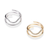 Gothic Metal Thin Nail Rings for Women, Fingertip Protective Cover Ring Jewelry