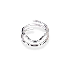 Gothic Metal Thin Nail Rings for Women