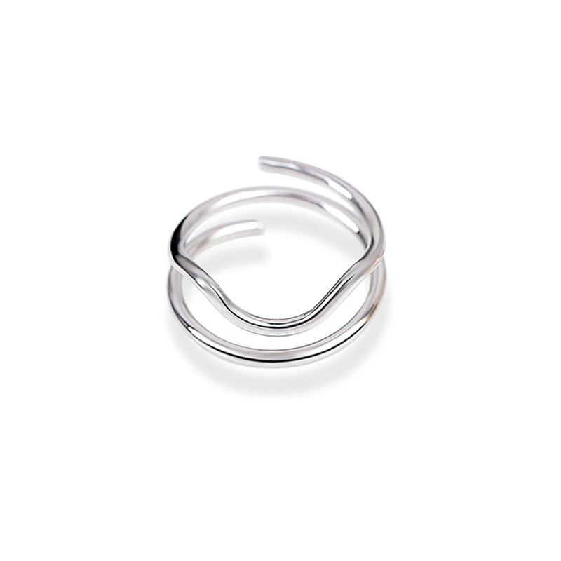 Gothic Metal Thin Nail Rings for Women