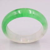 Delicate Smooth Jadeite Bangle 16mm Green 60mm