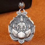Guanyin Pendant Men's Necklace Safe And Domineering Rope Maitreya Buddha Pendant