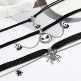 Halloween Necklace Skeleton Pumpkin Ghost Grim Reaper Spider Pendant Scary