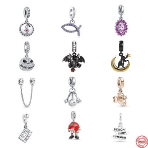 Skull Pendant Fish DIY Beads for Pandora Bracelet