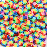 Halloween Sun Flower Checkerboard Polymer Clay Beads for Jewelry Making