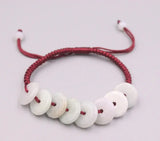 Jardite Hand Knitted Bracelet 16-20cm