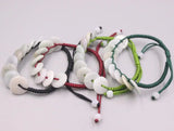 Jardite Hand Knitted Bracelet 16-20cm