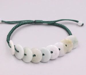 Jardite Hand Knitted Bracelet 16-20cm