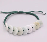 Jardite Hand Knitted Bracelet 16-20cm