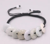 Jardite Hand Knitted Bracelet 16-20cm