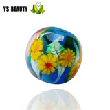 Hand-Painted Glass Beads Loose Beads Hand-Woven Pendant