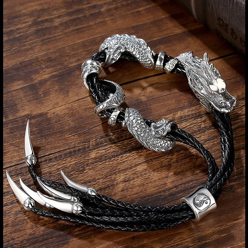 Hand-made Personality Domineering Dragon Bracelet Men's Jewelry