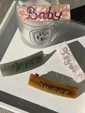 Personalized Rhinestone Name Hair Clips for Women Girls