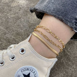 Bohemian Beach Snake Chain Anklet for Women